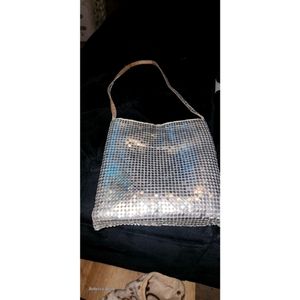 IMPO Vintage Disco Silver Purse